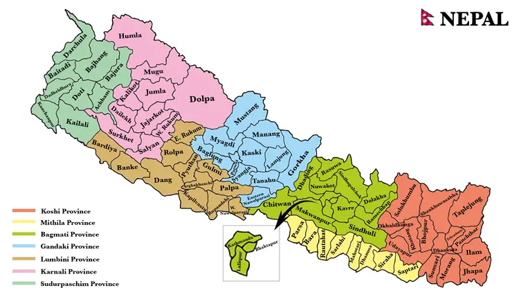 नेपालको नक्सा